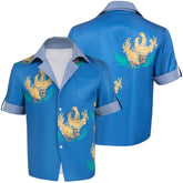 Final Fantasy VII Cloud Strife blaues T-Shirt Sommer Shirts